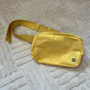 lululemon athletica Yellow Crossbody Belt Bag